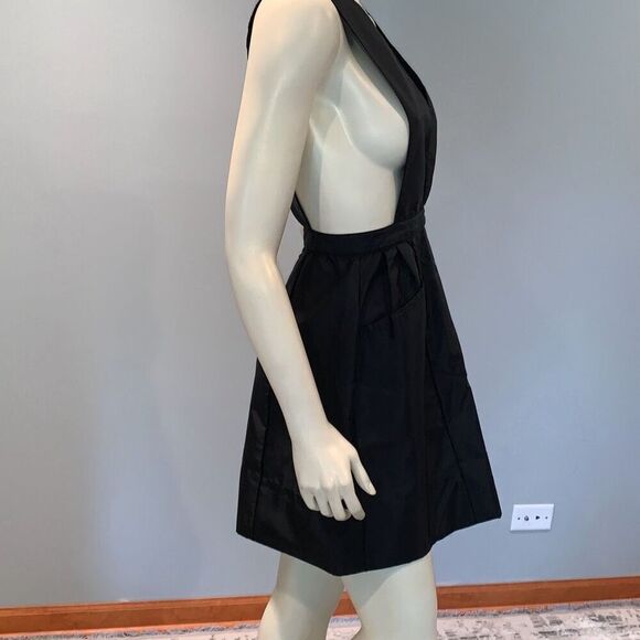 1950S VINTAGE ANGELICA NYLON PINAFORE UNIFORM DRESS SMALL - Picture 5 of 12